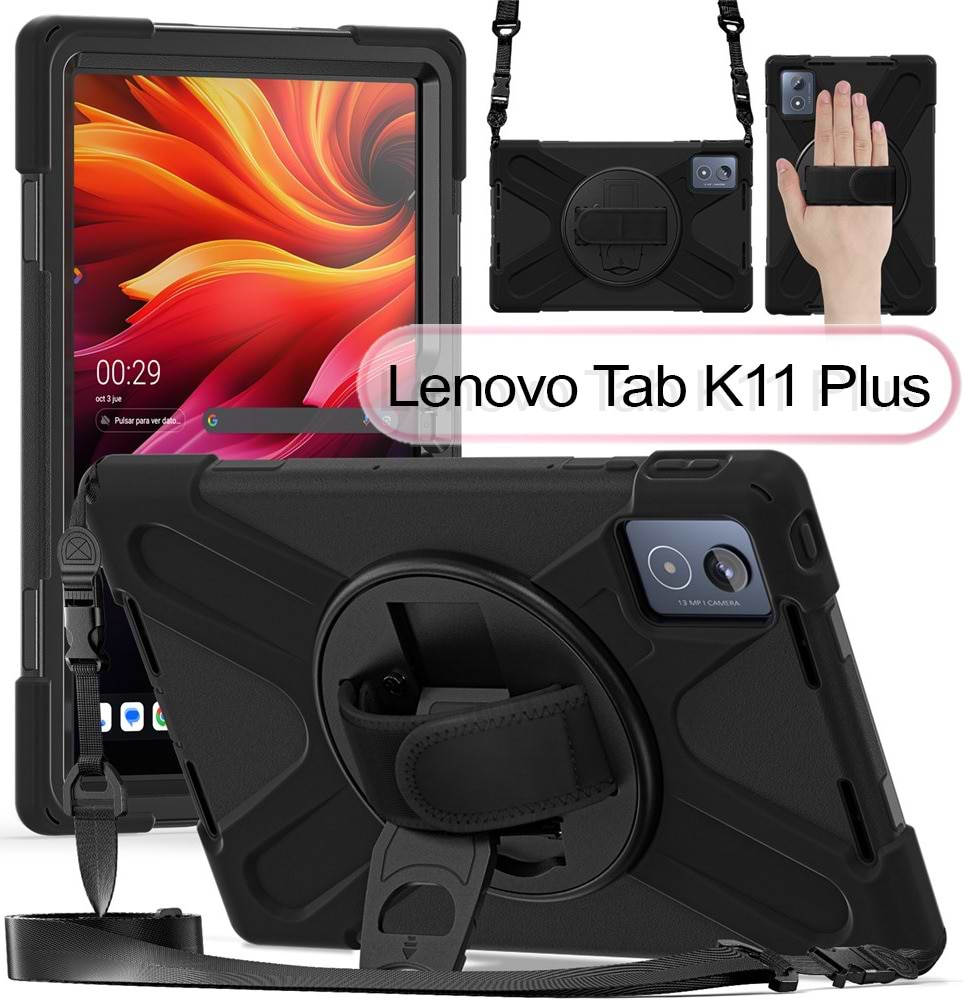 Чохол для планшету BeCover Heavy Duty Case for Lenovo Tab K11 Plus TB-352F 11.45" Black (713635) - Фото 1