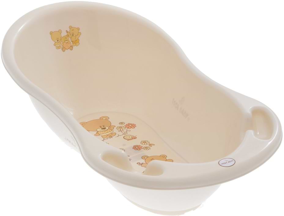 Детская ванночка Tega Baby Мишки 86 см Кремовая (MS-004-119)
