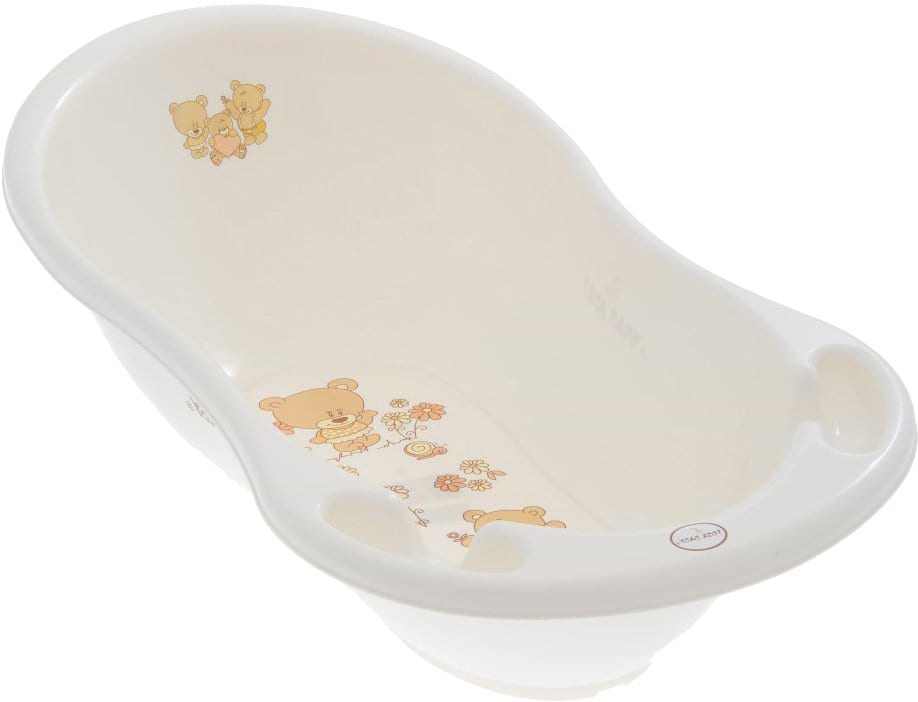 Дитяча ванночка Tega Baby "Ведмедики", біла перлина, 86 см. (MS-004-118) - Фото 1