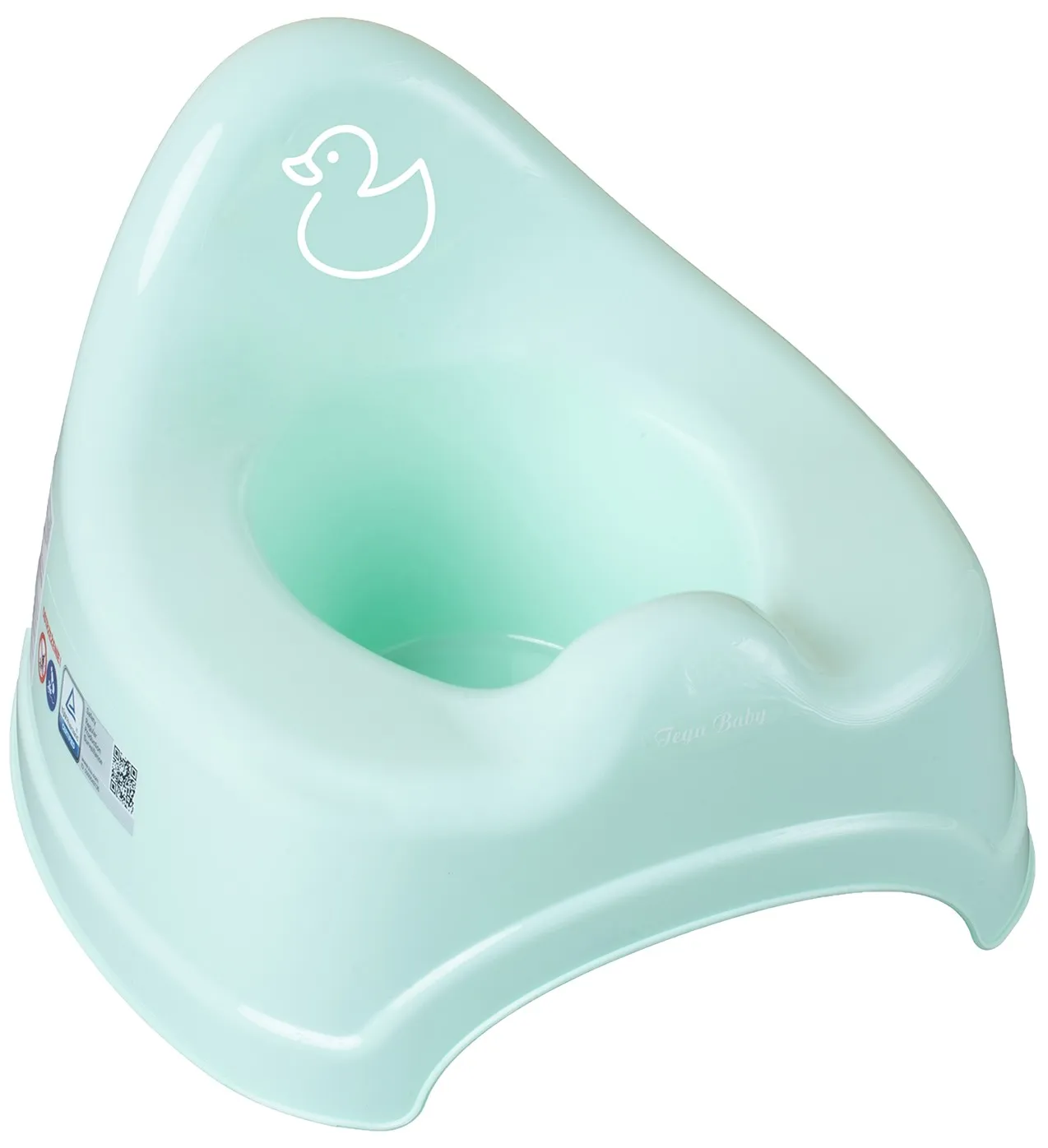 Горщик дитячий Tega Baby Каченя М'ятний (DK-091-131) - Фото 1