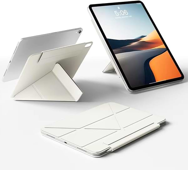 Фото - Чехол для планшета BeCover Ultra Slim Origami Magnetic с креплением Apple iPad Air 11'' (M2)/iPad Air 11'' (M3) Beige (712957)