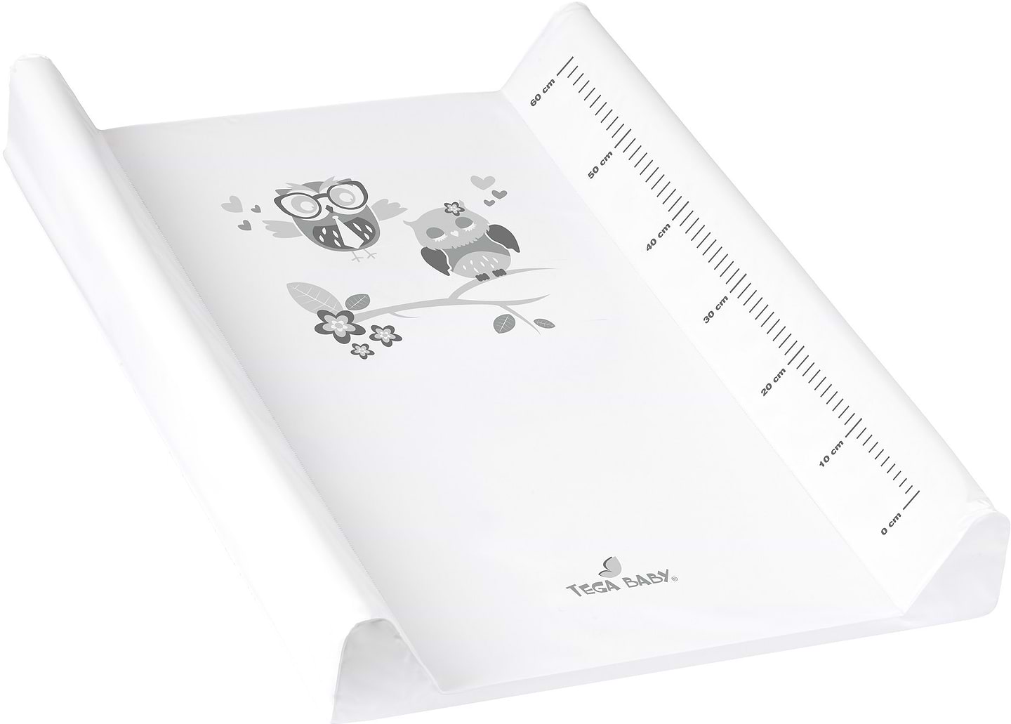 Матрасик пеленальный жесткий Tega Baby Сова, белый "50х70" (SO-009-103) - Фото 1