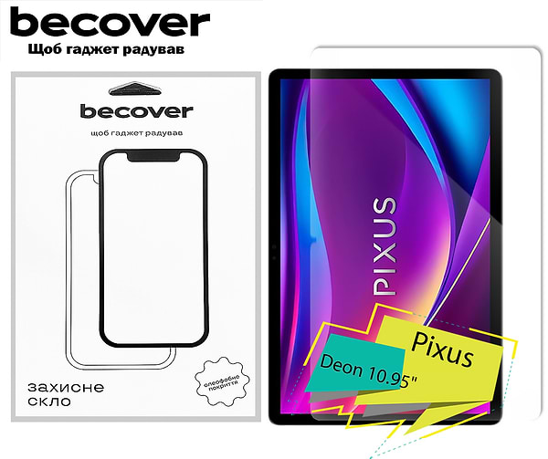 Фото - Захисне скло для планшета BeCover for Pixus Deon 10.95" (713043)