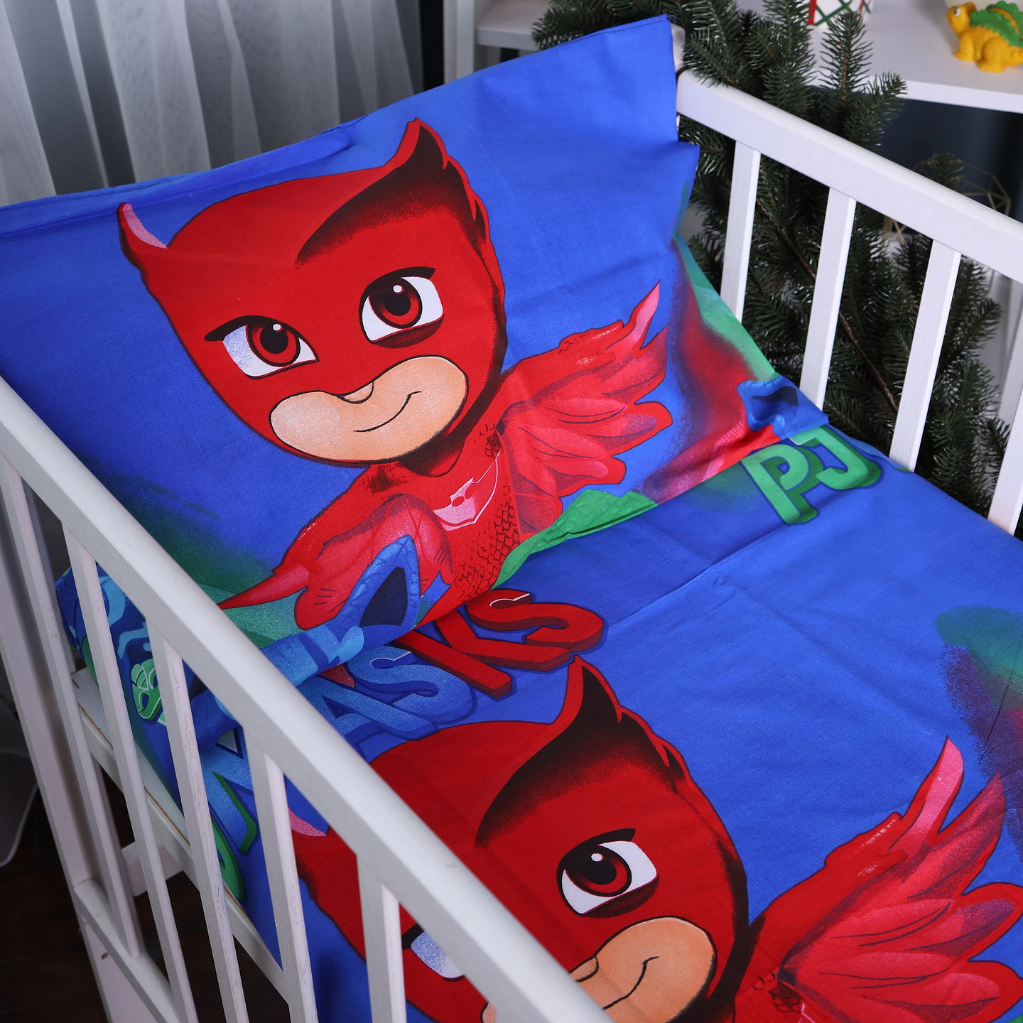 Комплект постільної білизни MirSon Бязь 17-0685 Heroes in Masks 175х210 см (2200010258233)