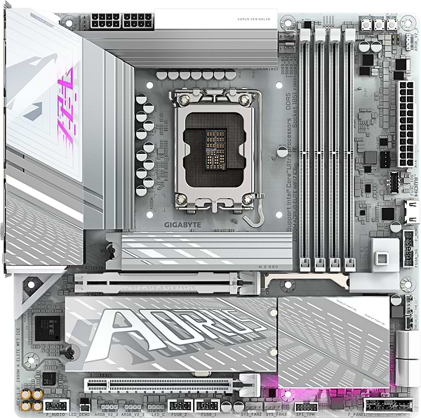 Фото - Материнская плата Gigabyte Z890M AORUS ELITE WIFI7 ICE DDR5