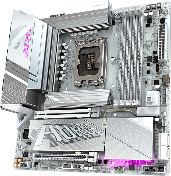 Фото - Материнская плата Gigabyte Z890M AORUS ELITE WIFI7 ICE DDR5