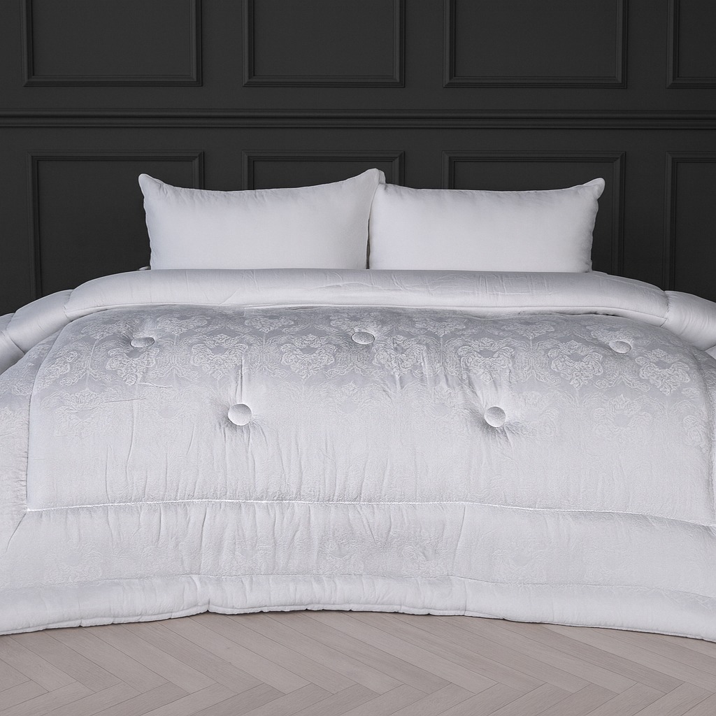 Одеяло летнее двуспальное евро MirSon №1581 Ferrero White 220x240 см (2200011173528)