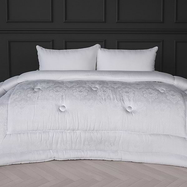 Фото - Одеяло демисезонное двуспальное евро MirSon Tencel (Modal) №1537 Ferrero White 200x220 см (2200011171142)