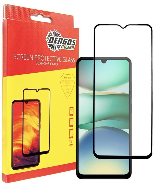 Фото - Защитное стекло для смартфона DENGOS for Xiaomi Redmi A5 Black Full Glue (TGFG-399)