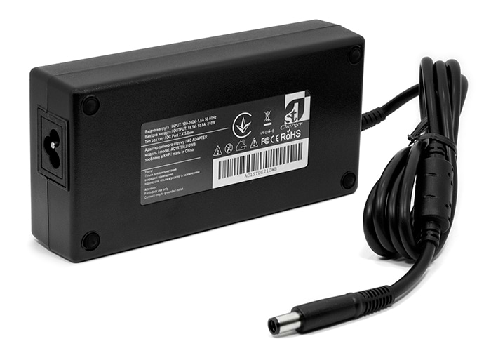 Зарядное устройство для ноутбука 1stCharger Dell 210W 19.5V 10.8A 7.4x5.0 силовой кабель (AC1STDE210WB)