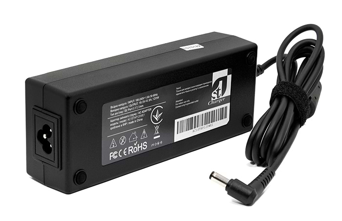 Зарядное устройство для ноутбука 1stCharger HP 120W 18.5V 6.5A 5.5x2.5 силовой кабель (AC1STHP120WE1)