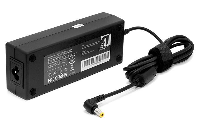 Зарядное устройство для ноутбука 1stCharger Lenovo 120W 19.5V 6.15A 6.3x3.0 силовой кабель (AC1STLE120WG5)