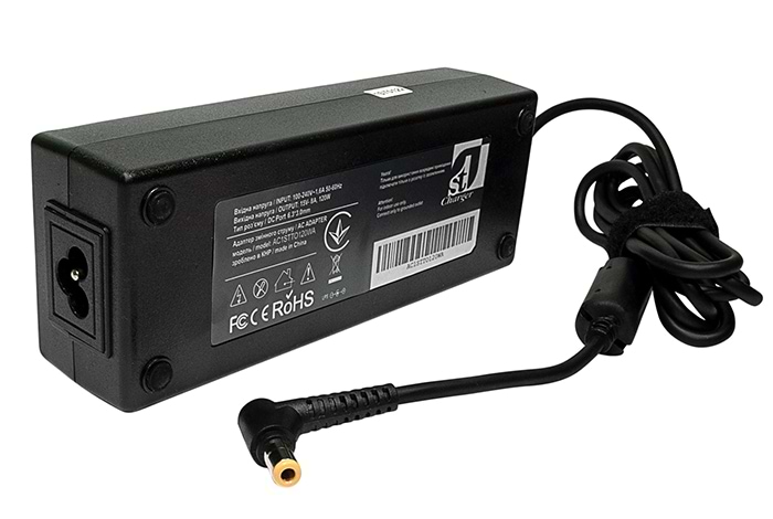 Зарядное устройство для ноутбука 1stCharger Toshiba 120W 15V 8A 6.3x3.0 силовой кабель (AC1STTO120WA)