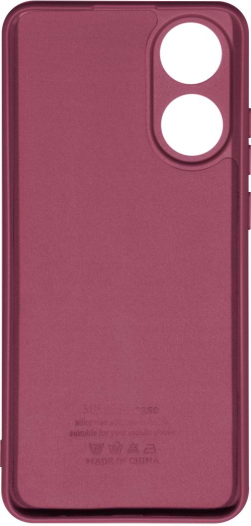 Фото - Чехол для смартфона Zarmans Soft Touch Oppo A78 (4G) бордовый (000002349)