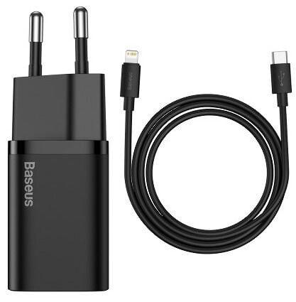 Сетевое зарядное устройство Baseus 20W Super Si USB-C (TZCCSUP-B01) Black