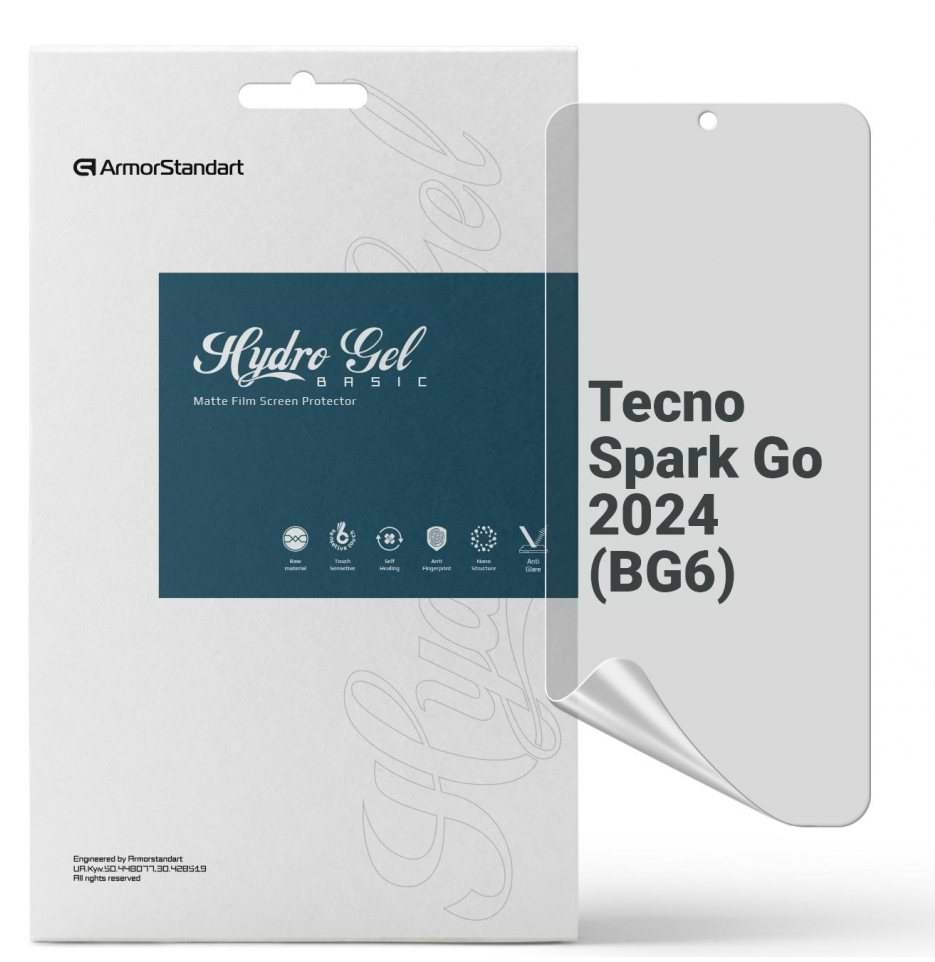 Захисна плівка для смартфону Armorstandart Matte for Tecno Spark Go 2024 (BG6) (ARM73607) - Фото 1