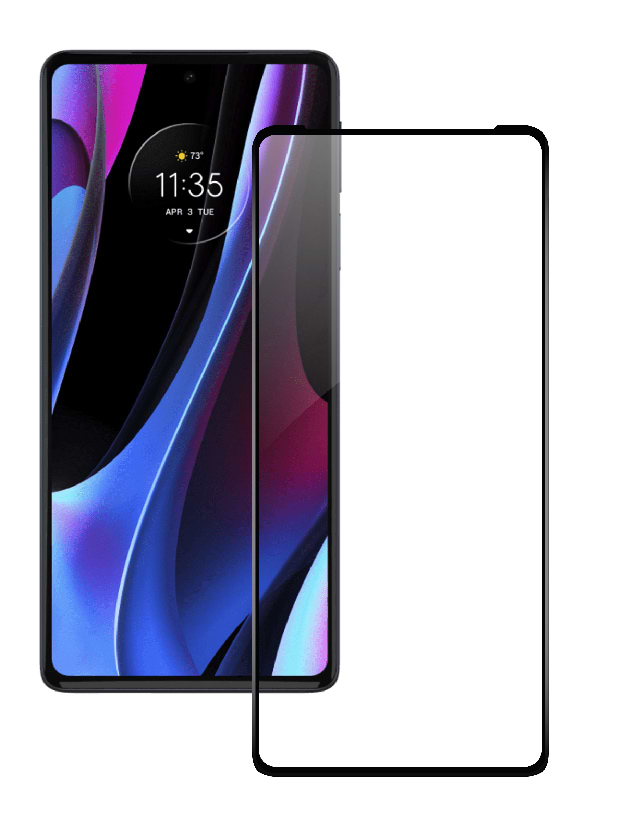 Захисне скло для смартфону ACCLAB Full Glue for MOTO EDGE 30 Pro 5G Black (1283126528545)