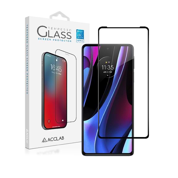Фото - Захисне скло для смартфону ACCLAB Full Glue for MOTO EDGE 30 Pro 5G Black (1283126528545)