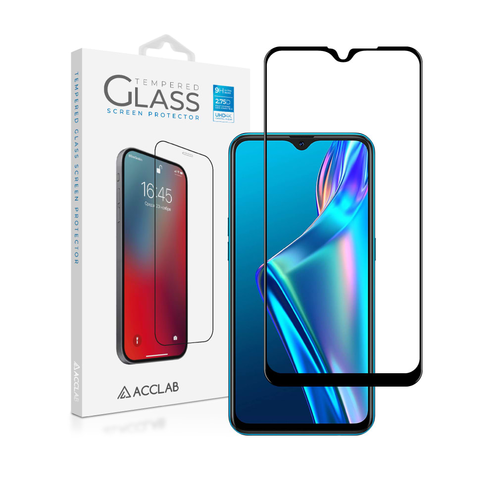 Защитное стекло для смартфона ACCLAB Full Glue for Oppo A12 (1283126518317)