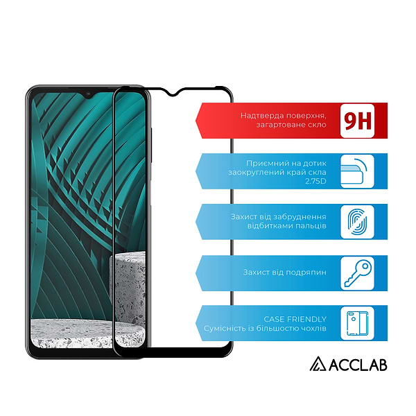 Фото - Захисне скло для смартфону ACCLAB Full Glue for Samsung M12 (1283126510526)