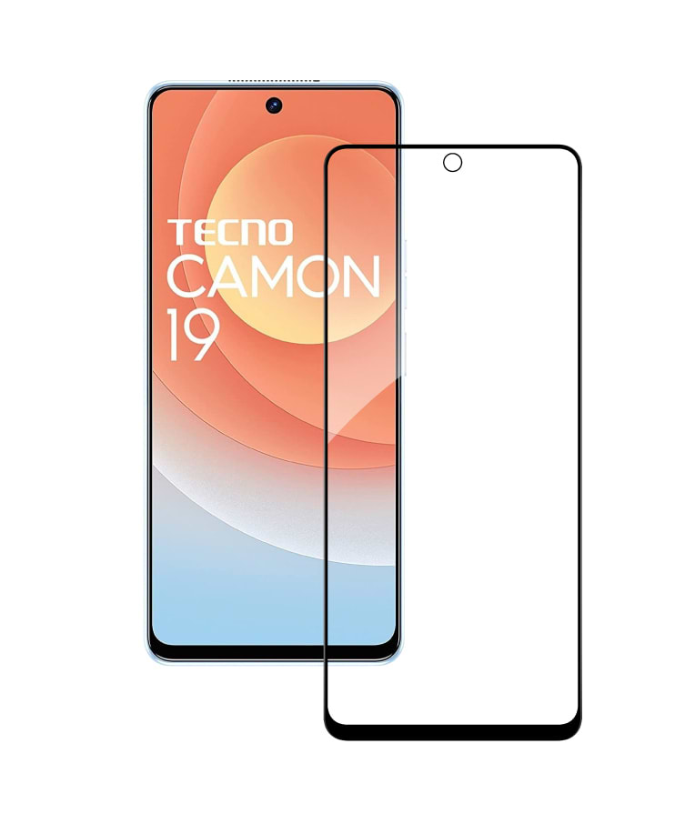 Защитное стекло для смартфона ACCLAB Full Glue for Tecno Camon 19/19 Pro Black (1283126547249)
