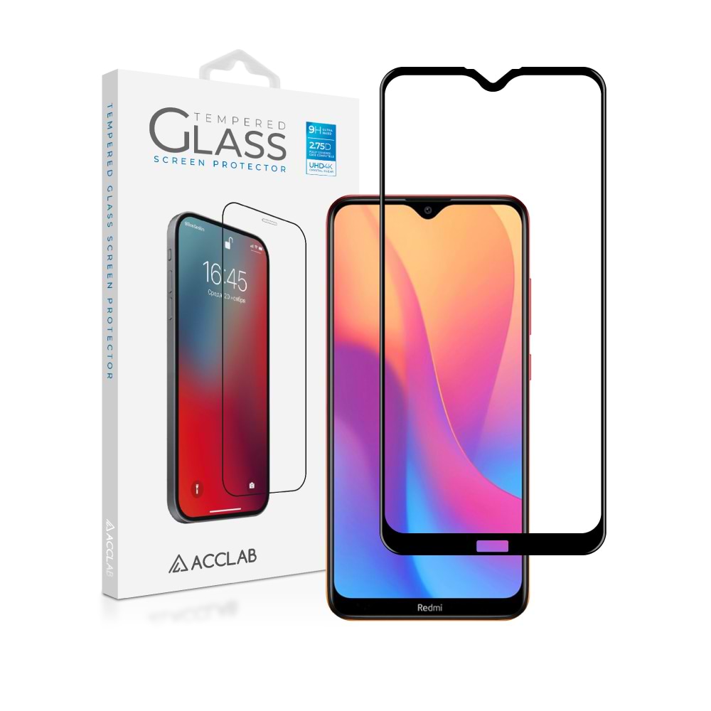 Защитное стекло для смартфона ACCLAB Full Glue for Xiaomi Redmi 8A (1283126508745)