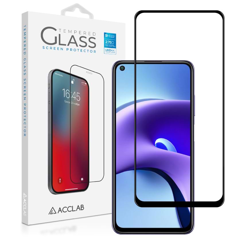Защитное стекло для смартфона ACCLAB Full Glue for Xiaomi Redmi Note 9T (1283126510571)