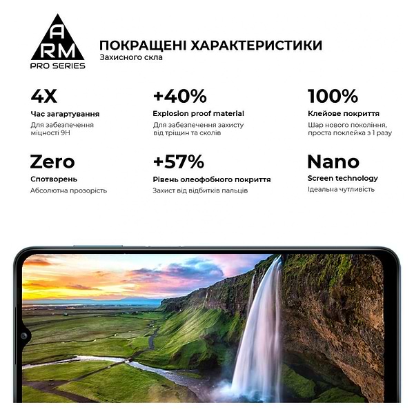 Фото - Захисне скло для смартфону Armorstandart Pro for Samsung A23 4G/A23 5G/M23 5G/M33 5G Black (ARM61040)