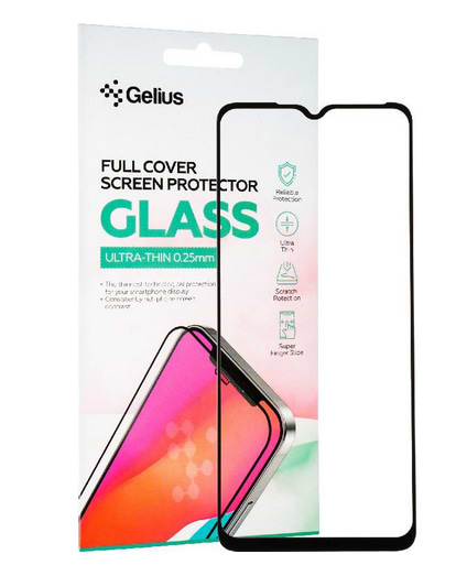 Защитное стекло для смартфона Gelius Full Cover Ultra-Thin 0.25mm for Tecno Spark 10 Black (00000094040)