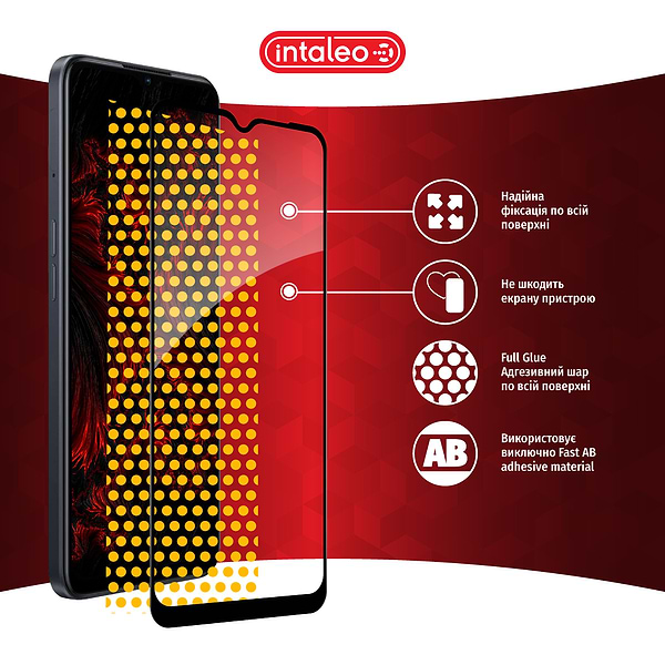 Фото - Защитное стекло для смартфона Intaleo Full Glue for Oppo A77 Black (1283126546334)