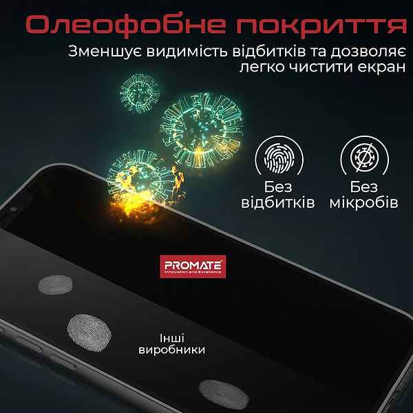 Фото - Захисне скло для смартфону Promate for iPhone 12/12 Pro (spartan.12)