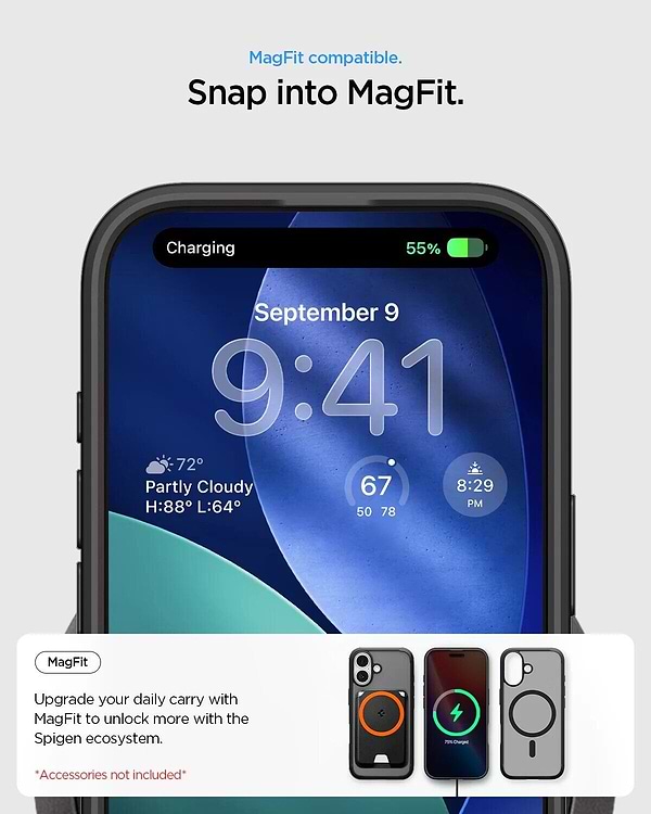 Фото - Чехол для смартфона Spigen Ultra Hybrid MagSafe for iPhone 17 Clear White (ACS10380)