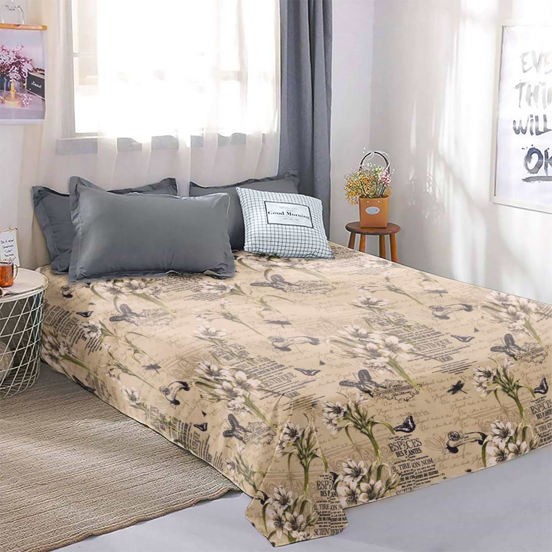 Простирадло полуторне Zastelli 107 Метелики 145х210 см (14776)