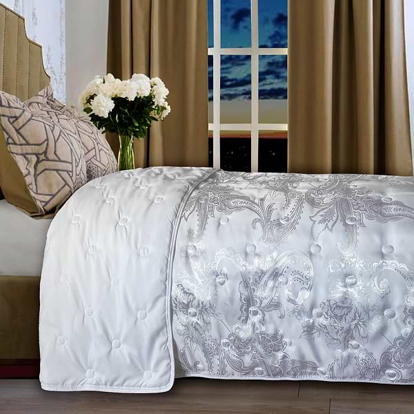 Фото - Покрывало двуспальное Zastelli жаккардовое JQ10 220х240 (18759) Фото - Покрывало двуспальное Zastelli жаккардовое JQ10 220х240 (18759)