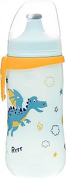 Фото - Поїльник-непроливайка дитячий NIP PP Kids Cup Дракончик, 330 мл. (35051)