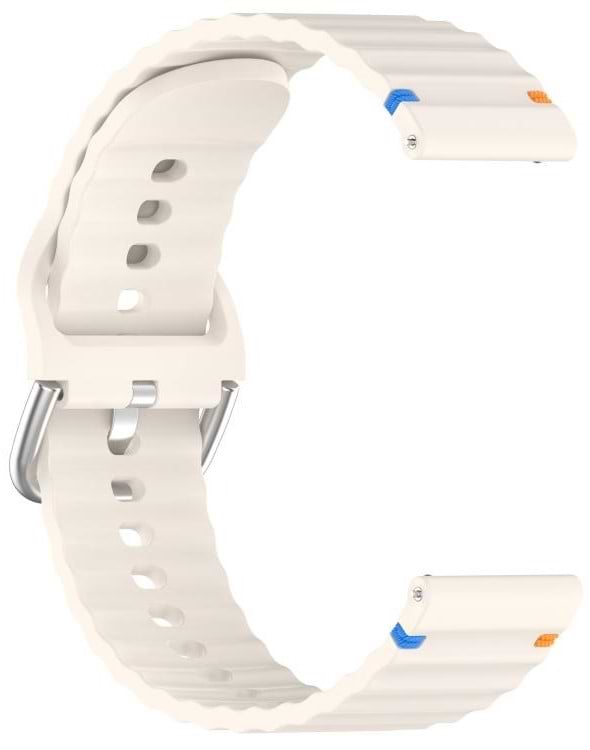 Фото - Ремешок для смарт-часов BeCover Ribbed Tape (20mm) for Samsung Galaxy Watch Active/Active 2 (40/44mm) / Gear S2/S2 Classic / Gear Sport Cream (714252)