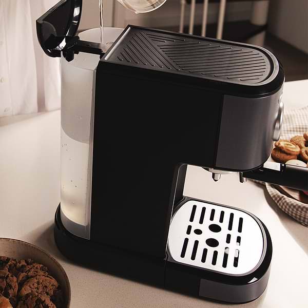 Фото - Уценка - Кофеварка рожковая Cecotec Power Espresso 20 Pecan Steel (CCTC-00275)