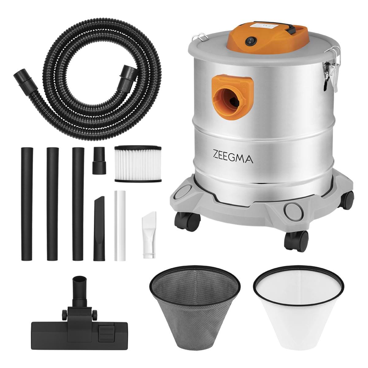 Пылесос для сухой уборки с мешком Zeegma ZONDER PRO ASH SILVER - Фото 1