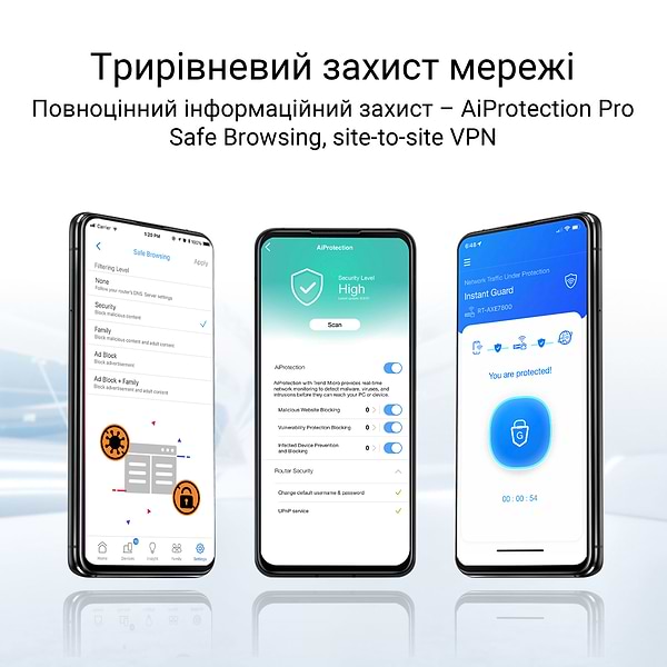 Фото - MESH система WiFi7 Asus ZenWiFi BT8 BE14000 (90IG0930-MO3B40)