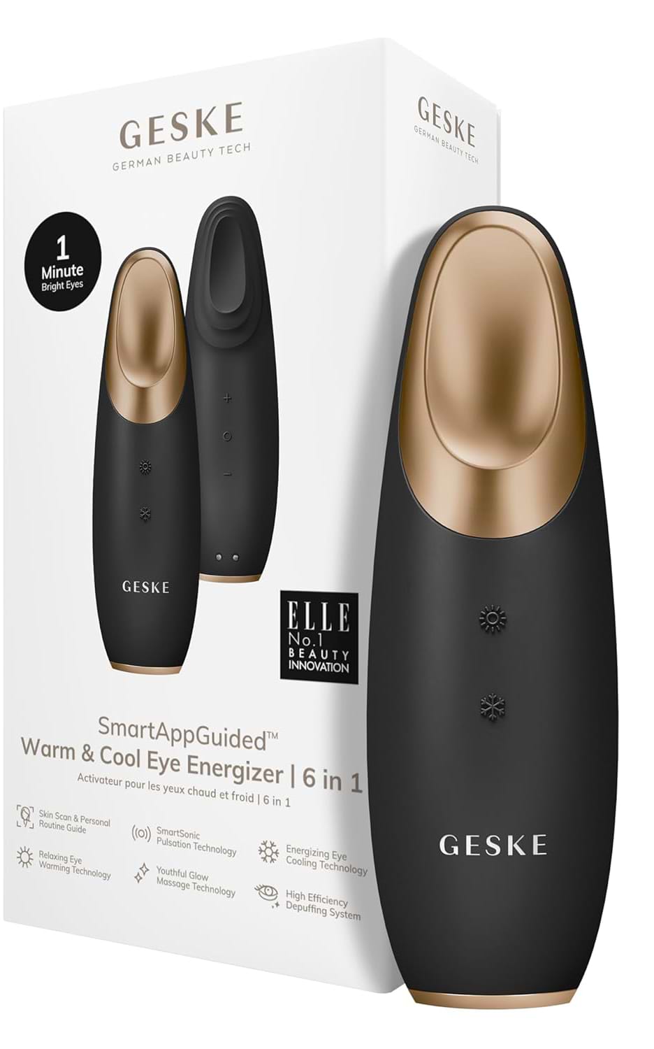 Купити Апарат для шкіри навколо очей GESKE Warm & Cool Eye Energizer 6 в 1 (GK000003GY01) - Фото 1 Апарат для шкіри навколо очей GESKE Warm & Cool Eye Energizer 6 в 1 (GK000003GY01) - Фото 1