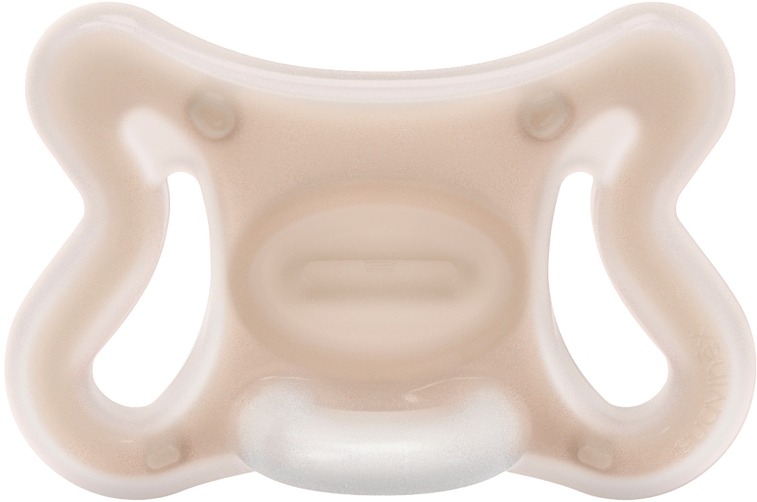 Анатомическая пустышка Suavinex ZERO.ZERO бежевая (309169)