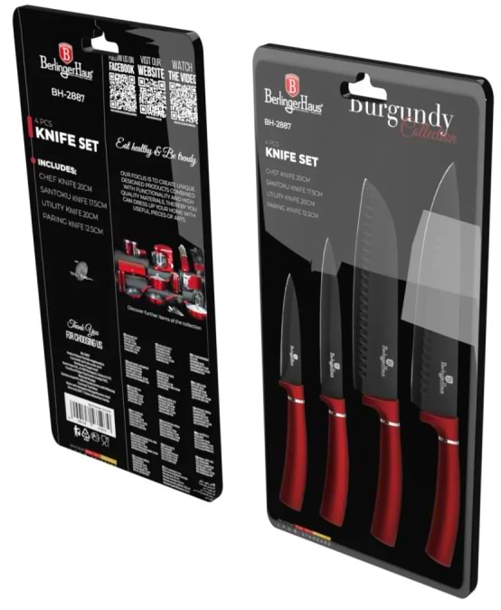 Фото - Набір ножів BerlingerHaus 3 пр. (BH 2887)