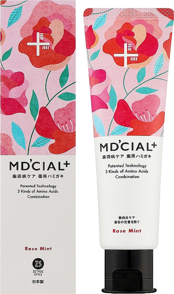 Фото - Зубная паста Zettoch MD`CAL Rose Mint 100 г (4582118954469)