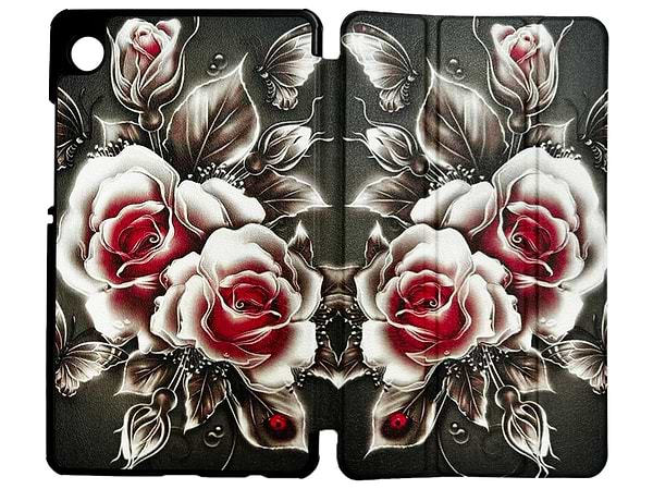 Фото - Чехол для планшета BeCover Smart Case for Samsung Galaxy Tab A11 Plus SM-X236B 11.0" Black Rose (714013)