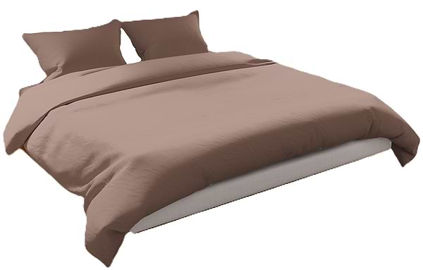 Фото - Комплект постільної білизни Home Line КОРИЧНЕВИЙ сатин 160х220 см (181377)