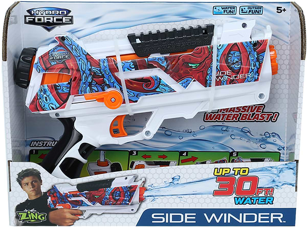 Фото - Водяний бластер
 Zing «Hydro Force» - SIDE WINDER (ZG658)