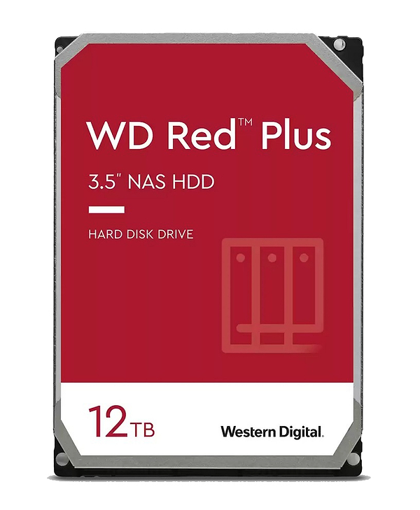 Фото - Жесткий диск внутренний Western Digital Red Plus 12Tb (WD120EFBX) Фото - Жесткий диск внутренний Western Digital Red Plus 12Tb (WD120EFBX)