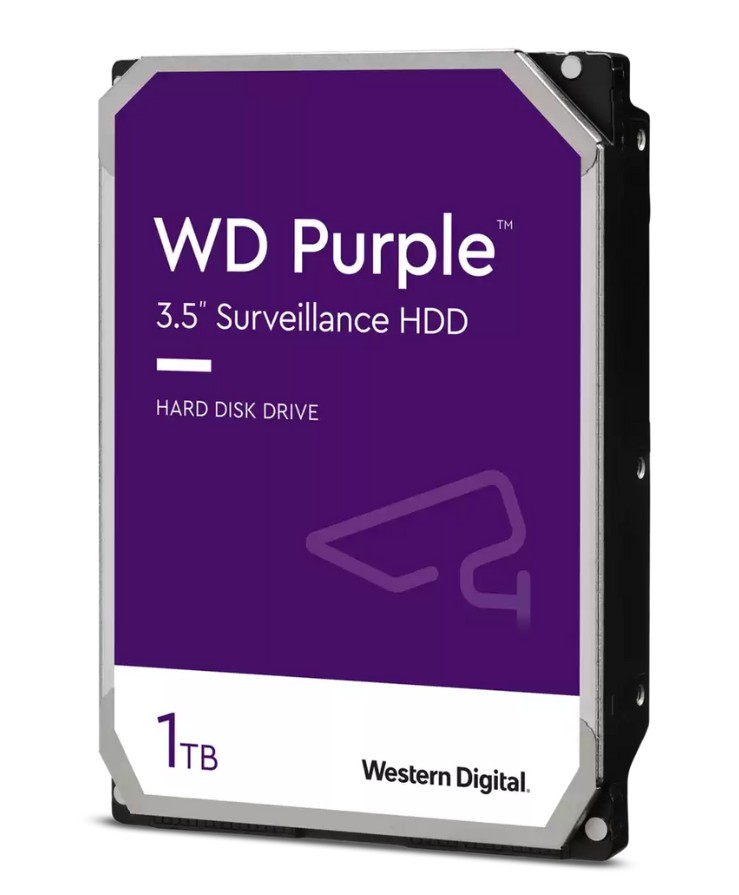 Жорсткий диск внутрішній Western Digital SATA 1.0TB WD Purple 5400rpm 64MB (WD11PURZ) - Фото 1