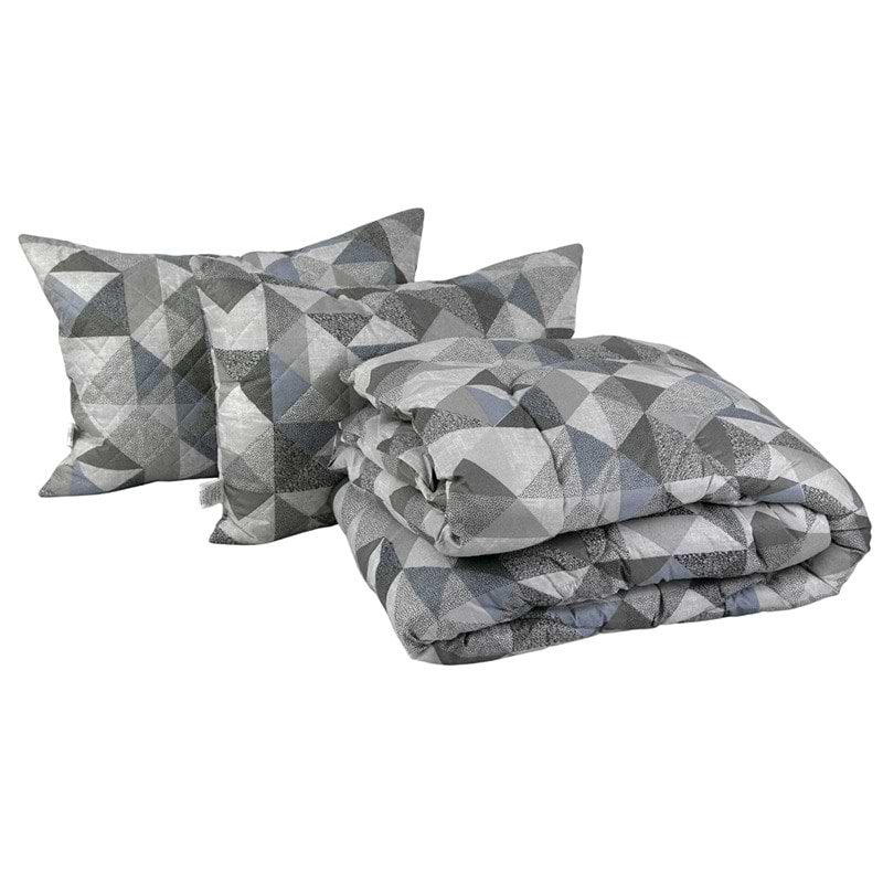 Набір ковдра євро + 2 подушки Руно 200х220 см +50х70 Абстракція плюс (925.53Абстракція плюс) - Фото 1