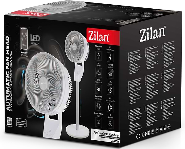 Фото - Вентилятор підлоговий Zilan ZLN1016